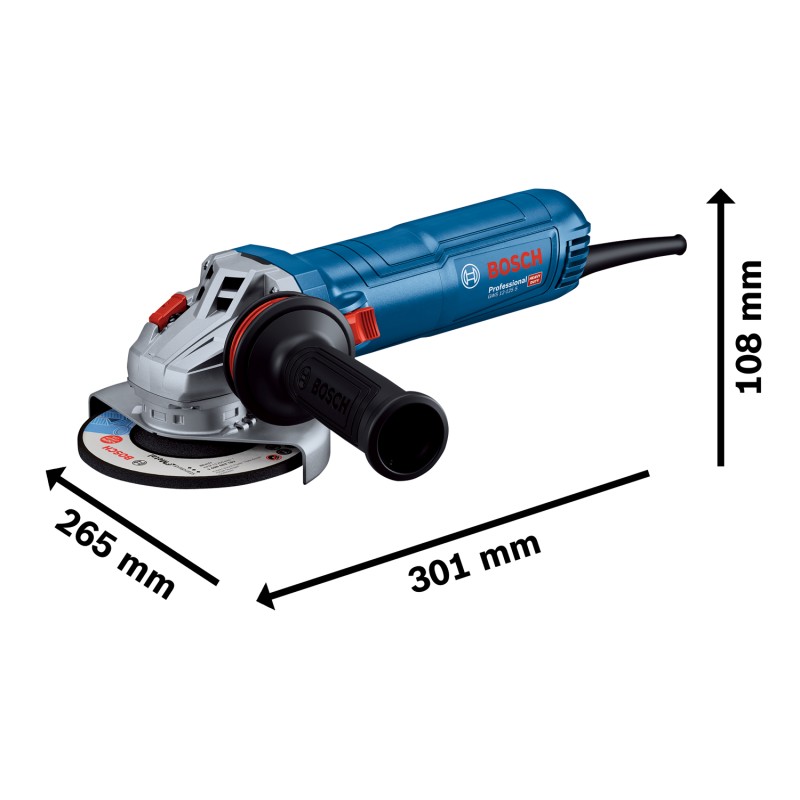 Bosch GWS 12-125S Polizor unghiular D125mm, M14, 1200W + maner suplimentar