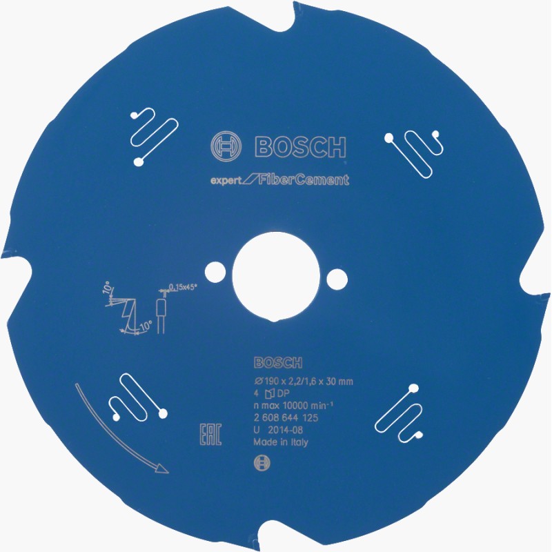 Bosch Panza ferastrau circular Expert for Fiber Cement, 190x30x2.2mm, 4T,