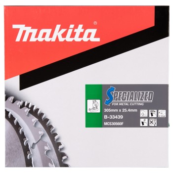 Makita B-33439 Panza ferastrau circular metal/otel, 305x25.4x2.1mm, 60T