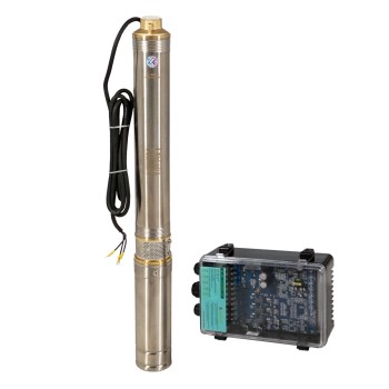 Progarden Pachet 3TSC3.5-50-48/500 Pompa submersibila 1", solar, 500W/48V, MPPT, 50m, 3.5mch, multietajata, apa curata + 2 x SP460M-72H Panou fotovoltaic