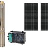 Progarden Pachet 3TSC3.5-50-48/500 Pompa submersibila 1", solar, 500W/48V, MPPT, 50m, 3.5mch, multietajata, apa curata + 2 x SP460M-72H Panou fotovoltaic
