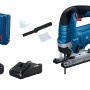 Bosch GST 185-LI Ferastrau vertical brushless 125mm + 2 acumulatori Li-Ion, 18V, 4Ah CoolPack + Incarcator rapid + variza profesionala