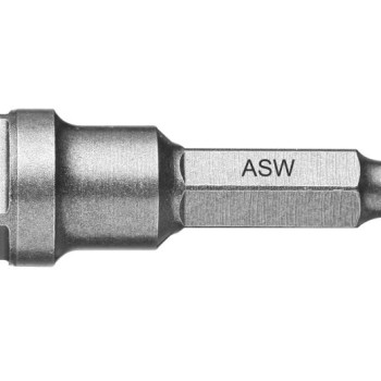 Unior ASW-103310 Adaptor hexagon exterior 1/4 patrat exterior 1/2", 50 mm