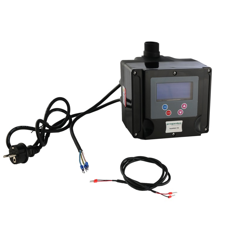 ProGARDEN AquaMatic 750 Controler VFD 20-50Hz, 0.75kW, 1x230V-in, 1x230V-out, compact, LED