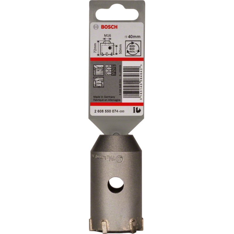 Bosch Burghiu SDS Plus 9 Core Cutter 40x50x72mm, M16, 6