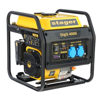 Stager DigiS 4000i Generator digital invertor open-frame 4kW, monofazat, benzina, G2, autonomie pana la 13h