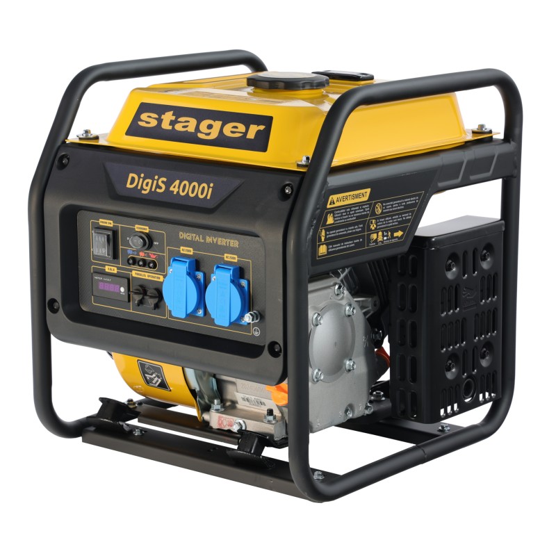 Stager DigiS 4000i Generator digital invertor open-frame 4kW, monofazat, benzina, G2, autonomie pana la 13h