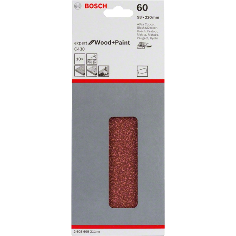 Bosch Set 10 Foi 93x230mm, G60