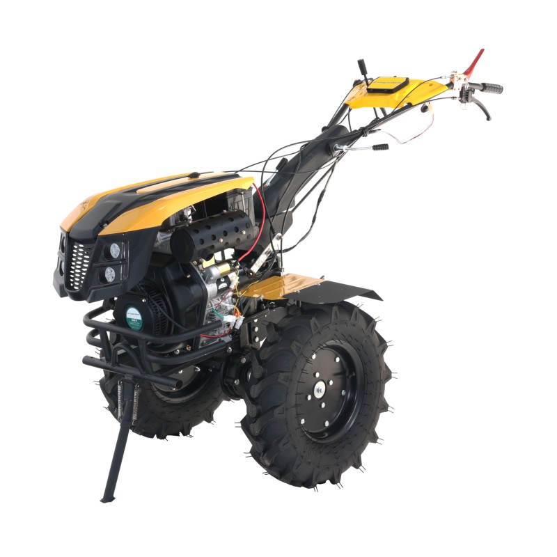 ProGARDEN Campo 1273 Alpine V2, motocultor 12CP, 2+1, roti 6.00-12, diesel, EU V, pornire electrica, 2 prize putere