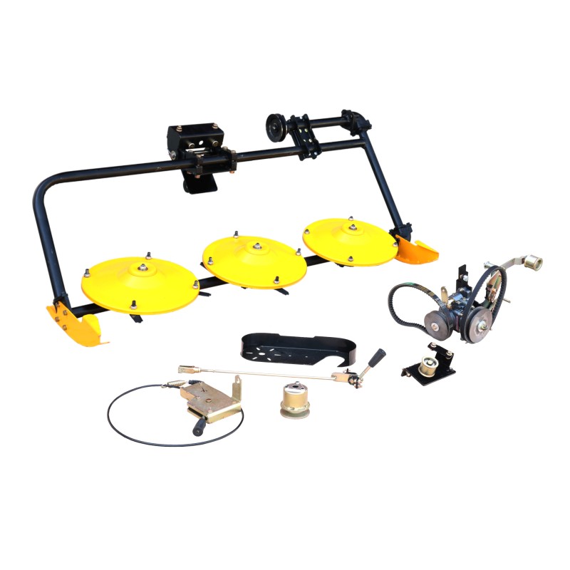 ProGARDEN Cositoare frontala rotativa cu 3 discuri pentru minitractoare Campo T18 G2, G2.1, V25.1