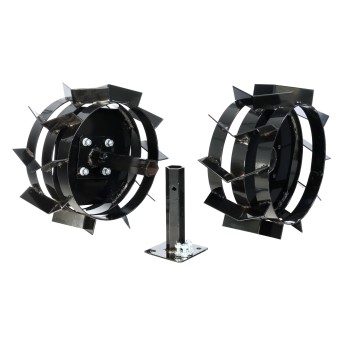 ProGARDEN Set 2 roti metalice 400x8 cu manicot 32mm