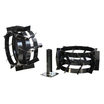 ProGARDEN Set 2 roti metalice 400x8 cu manicot 32mm