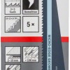 Bosch Set 5 panze ferastrau sabie S 925 HBF, 1.35x22x150mm,