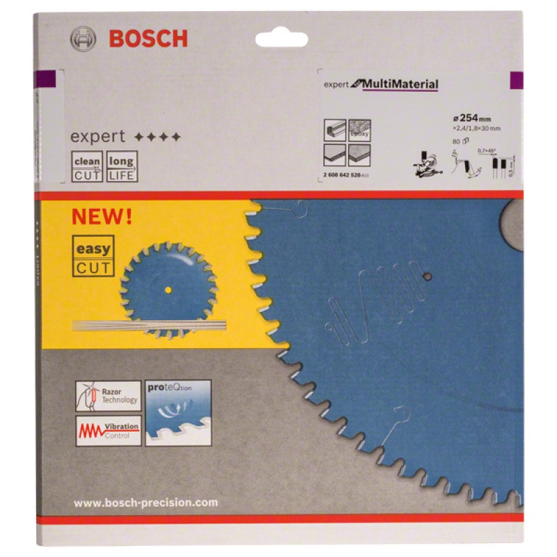 Bosch Panza ferastrau circular  EX MU B, 30x254mm, 80T