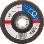 Bosch Disc de slefuire evantai Expert for Metal 125x22.23mm, G80, cu degajare