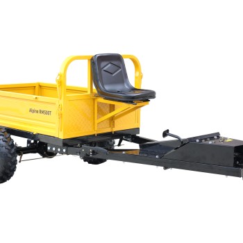 ProGARDEN Alpine RM500T Remorca cu tractiune 500kg, 1 osie, prindere bolt pentru motocultor, roti 19x7-8