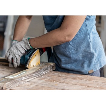 Bosch  Set 10 Foi abrazive C470, 93x230mm, G120, 8 gauri