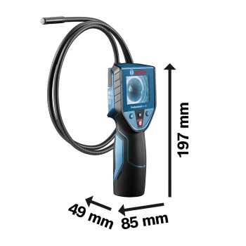 Bosch GIC 120 Camera inspectie, display 2.7", cordon 120cm + 4 Baterii 1.5V LR6 (AA)