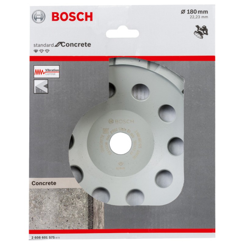 Bosch Disc diamantat abraziv oala Standard for Concrete 180x22.23x5mm
