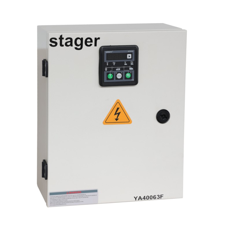 Stager YA40063F24STA automatizare trifazata 63A, 24Vcc, protectie