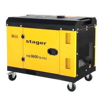 Stager YDE8600TA-TA3 Generator insonorizat 7.5kVA, 3000rpm, dual, diesel, pornire electrica