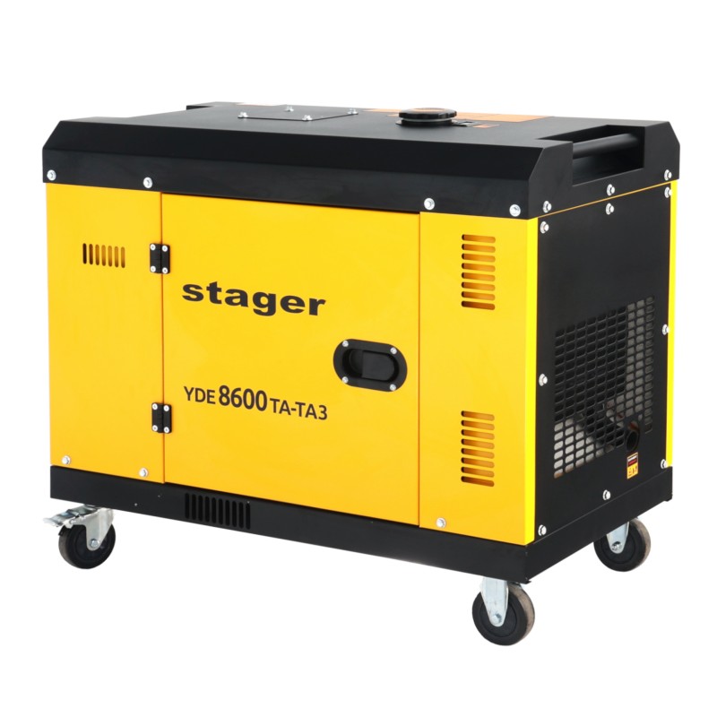Stager YDE8600TA-TA3 Generator insonorizat 7.5kVA, 3000rpm, dual, diesel, pornire electrica