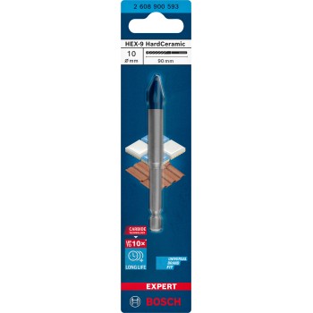 Bosch Burghiu Hex-9 Hard Ceramic, 10x90mm, Expert