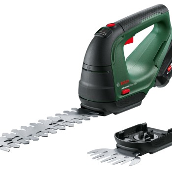Bosch Advanced Shear 18V-10 Foarfece pentru taiat iarba, tufe si arbusti, acumulator Li-Ion 18V, 2Ah, 8x20x100mm