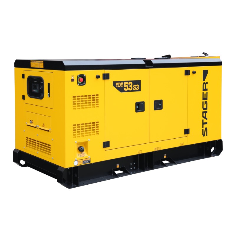 Stager YDY53S3 Generator insonorizat 53kVA, 69A, 1500rpm, trifazat, diesel