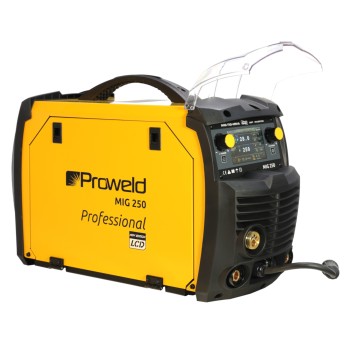 ProWELD MIG 250 Synergetic Invertor digital MIG/TIG/MMA 200A, Sudură oțel, inox, aluminiu, fontă, Afișaj LCD, reglaj sinergic