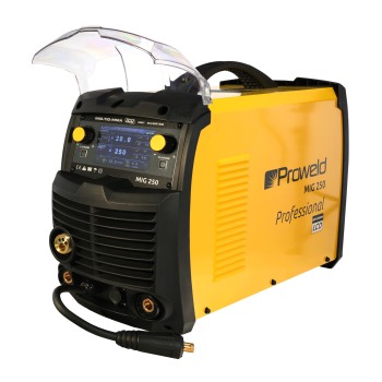 ProWELD MIG 250 Synergetic Invertor digital MIG/TIG/MMA 200A, Sudură oțel, inox, aluminiu, fontă, Afișaj LCD, reglaj sinergic