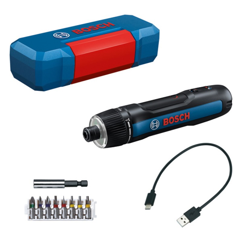 Bosch GO Surubelnita Electrica Fara Fir 2Ah, 3.6V, 5/2.5Nm