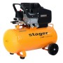 Stager Air 20D50 compresor aer, 50L, 8bar, 200L/min, monofazat, angrenare directa