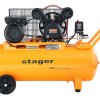 Stager Air 32C100 compresor aer, 100L, 10bar, 324L/min, monofazat, angrenare curea