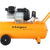 Stager Air 36D100 compresor aer, 100L, 10bar, 356L/min, monofazat, angrenare directa