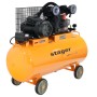 Stager Air 60C200 compresor aer, 200L, 10bar, 600L/min, trifazat, angrenare curea