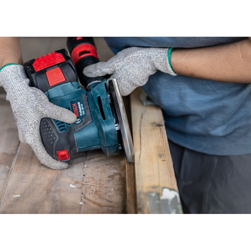 Bosch Set 10 Foi abrazive Expert C470, 115x107mm, G120, 6 gauri