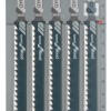 Bosch Set 5 Panze ferastrau vertical Precision for Wood, T 344D, 152mm