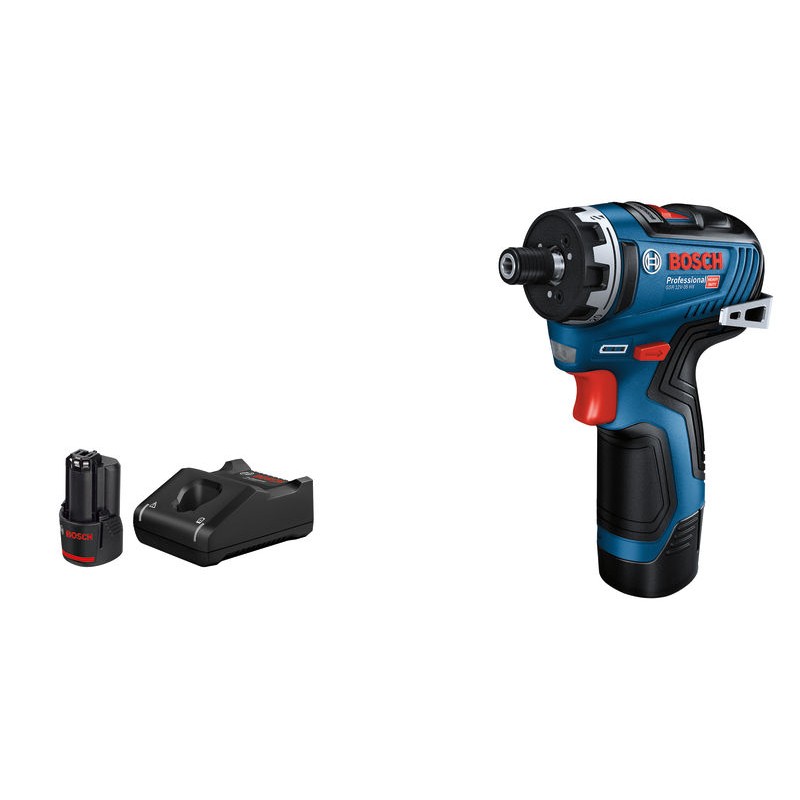 Bosch Surubelnita GSR 12V-35 HX + 2xacumulatori GBA12V, 3Ah + incarcator