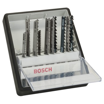Bosch Set 10 Panze ferastrau vertical Wood Expert Robust Line prindere în T