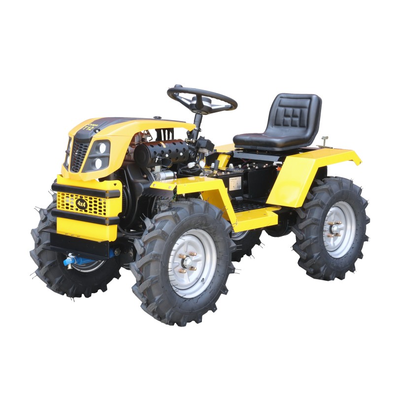ProGARDEN Campo T12 Minitractor G2.1 4x4, 12CP, diesel, hidraulica fata-spate, roti 6.00-12