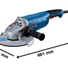 Bosch GWS 27-230 J Polizor unghiular 2700W, 230mm, M14
