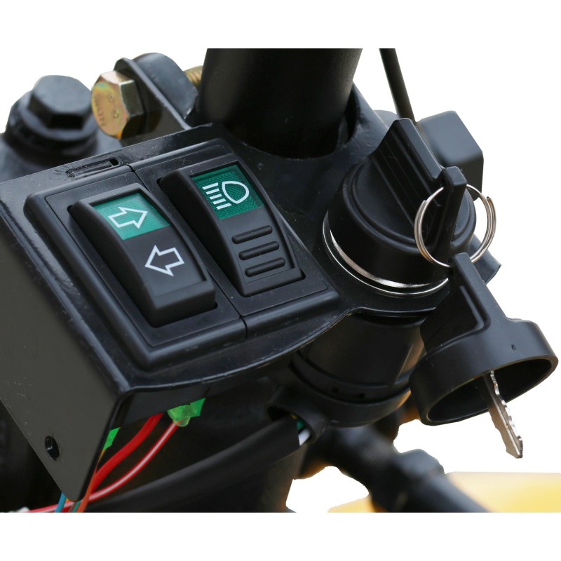 ProGARDEN Campo T18 Minitractor G2.1 4x4, 18CP, benzina, hidraulica fata-spate, roti 6.00-12