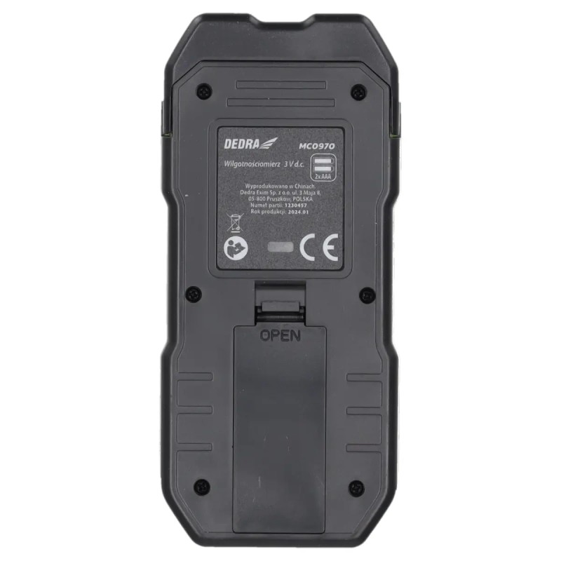 Dedra Higrometru pentru lemn si materiale constructie, 1.8", 0-40°C