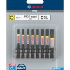 Bosch Set mixt 8 biti impact Torx 55mm, suport standard T15, T20, T25, T30, T40