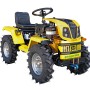 ProGARDEN Campo T18 Minitractor V25.1 4x4, 18CP, benzina, hidraulica fata-spate, roti 6.00-12