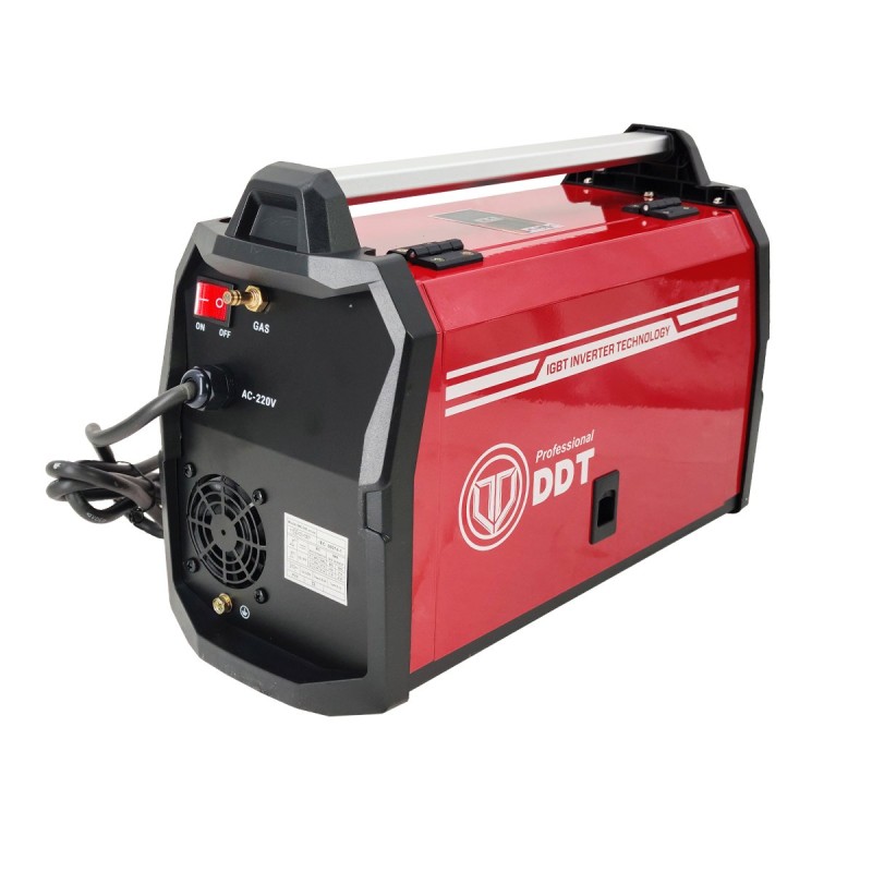 Invertor Aparat de sudura, DDT-2005, cu rola sarma si electrod gaz, MIG MMA DDT PROFESSIONAL, 230 V, 20-350 A curent, 0.8-1.0 mm diametru sarma de sudura, 1.6-5mm diametru electrod de sudura