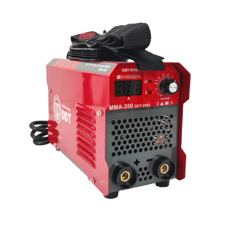 Aparat de sudura tip invertor, DDT PROFESSIONAL DDT-2003, MMA 350A, afisaj electronic LCD, tehnologie inalta, cutie transport