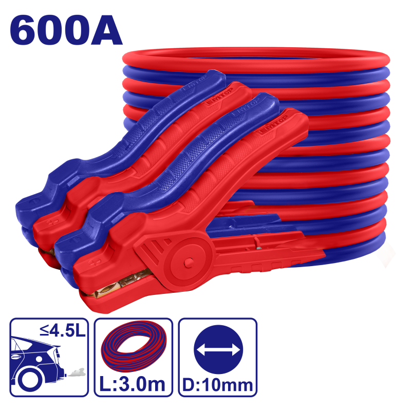Kit cabluri de alimentare cu clesti, 600A - EBCE0601, EMTOP