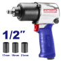 Pistol pneumatic 1 2  , 610Nm, 3 capete (17mm,19mm,21mm) - EATL126801 EMTOP - EATL126801, EMTOP